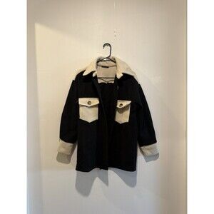 Boohoo Contrast Panel Shacket Size 6